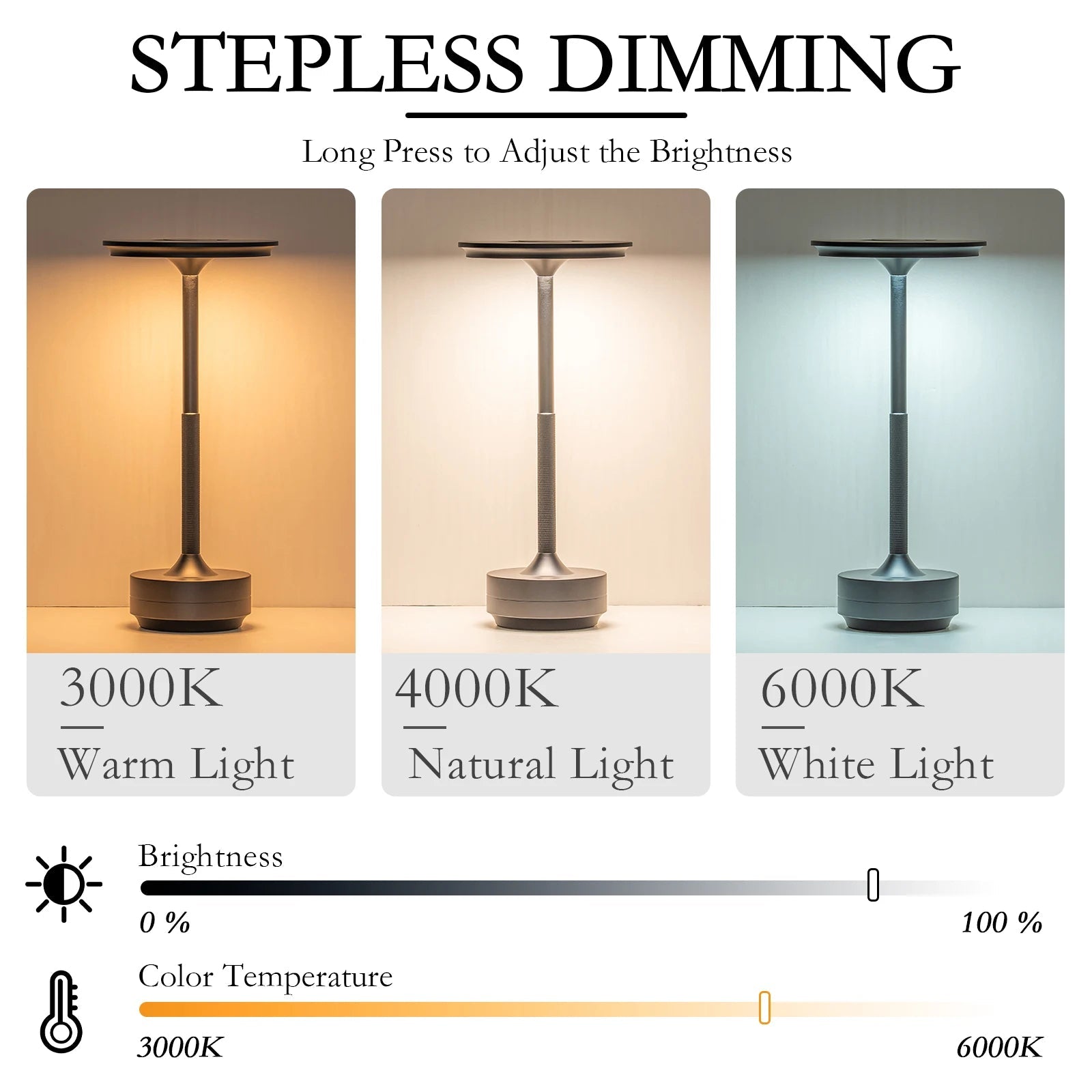 Wireless LED Touch Lamp - DailyBasicNeeds.com