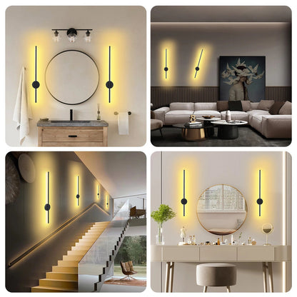 Wireless LED Wall Sconce with Remote Control – Battery Operated Dimmable Wall Light for Bedroom, Hallway & Living Room (1PCS) - DailyBasicNeeds.com