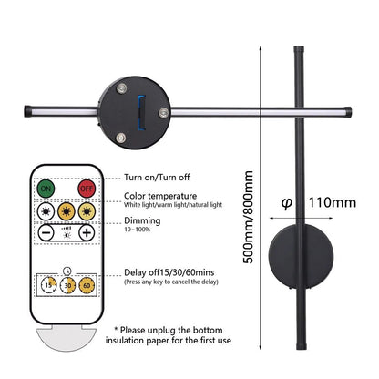 Wireless LED Wall Sconce with Remote Control – Battery Operated Dimmable Wall Light for Bedroom, Hallway & Living Room (1PCS) - DailyBasicNeeds.com