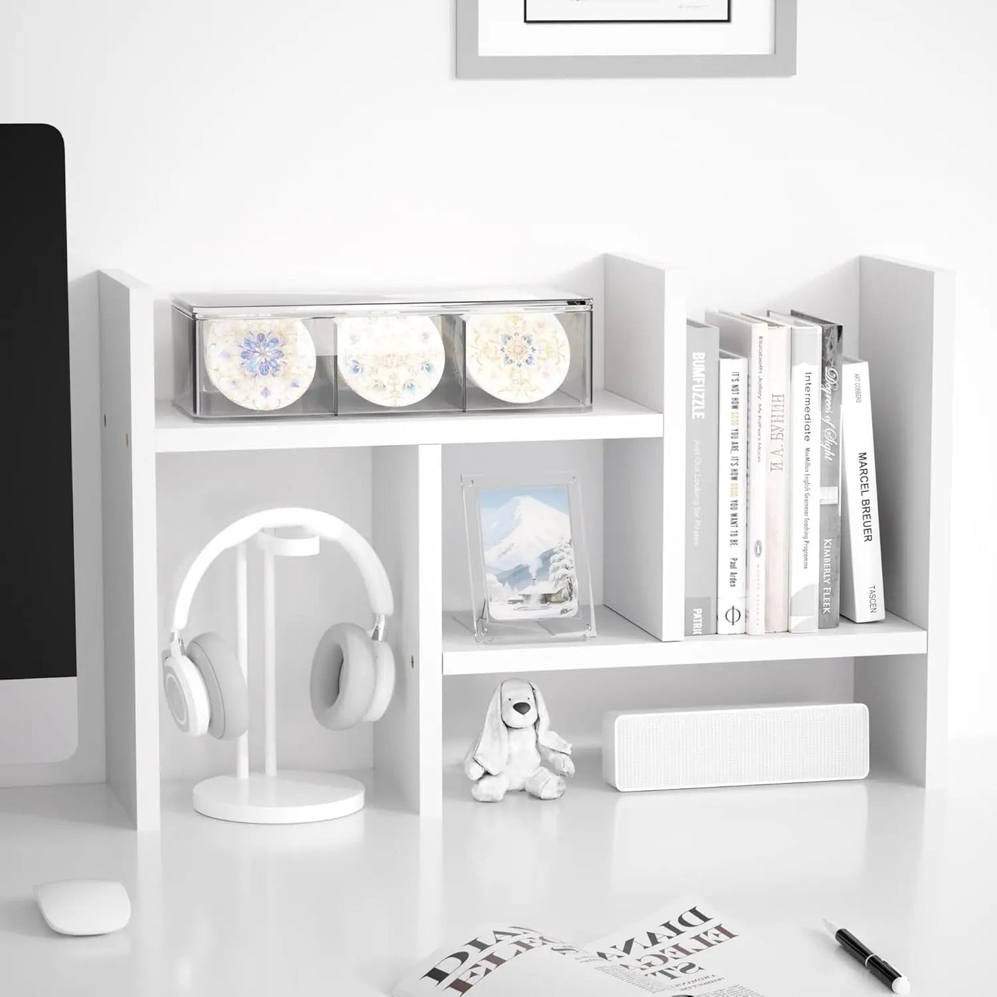 Wood Desktop Organizer - DailyBasicNeeds.com
