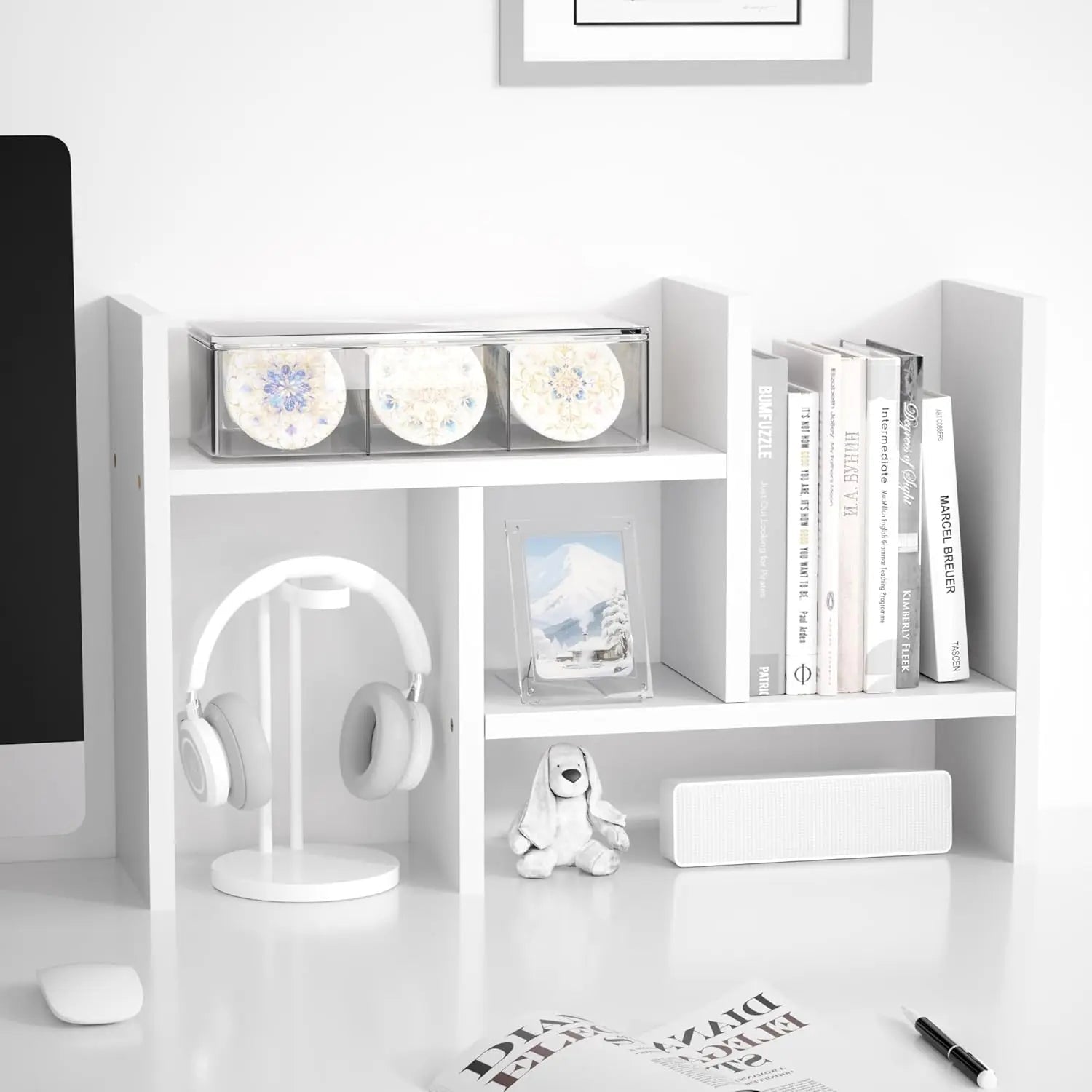 Wood Desktop Organizer - DailyBasicNeeds.com