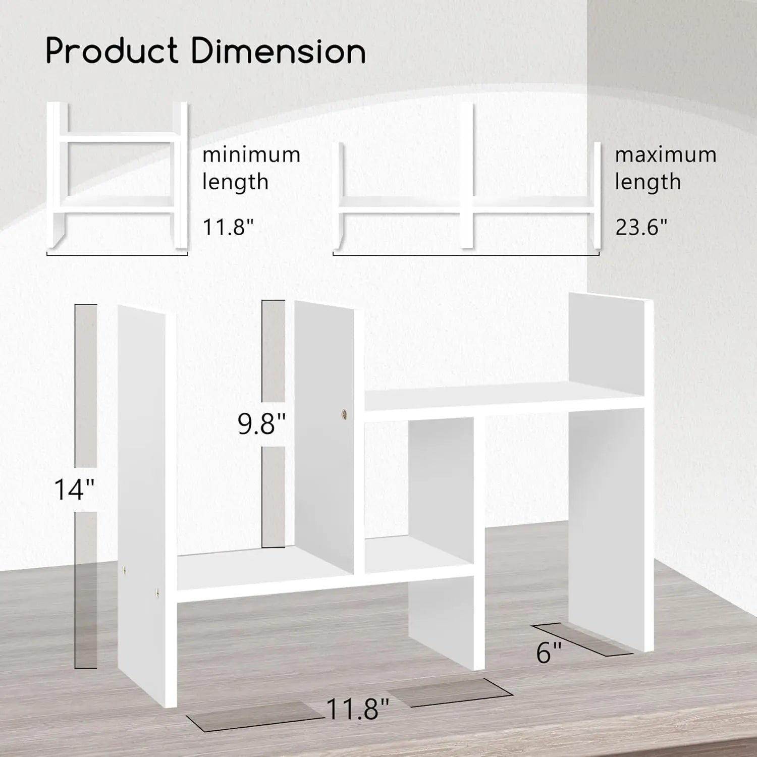 Wood Desktop Organizer - DailyBasicNeeds.com