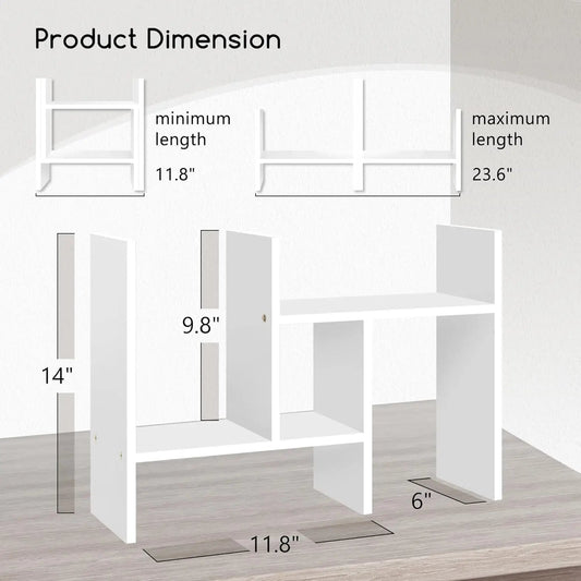 Wood Desktop Organizer - DailyBasicNeeds.com