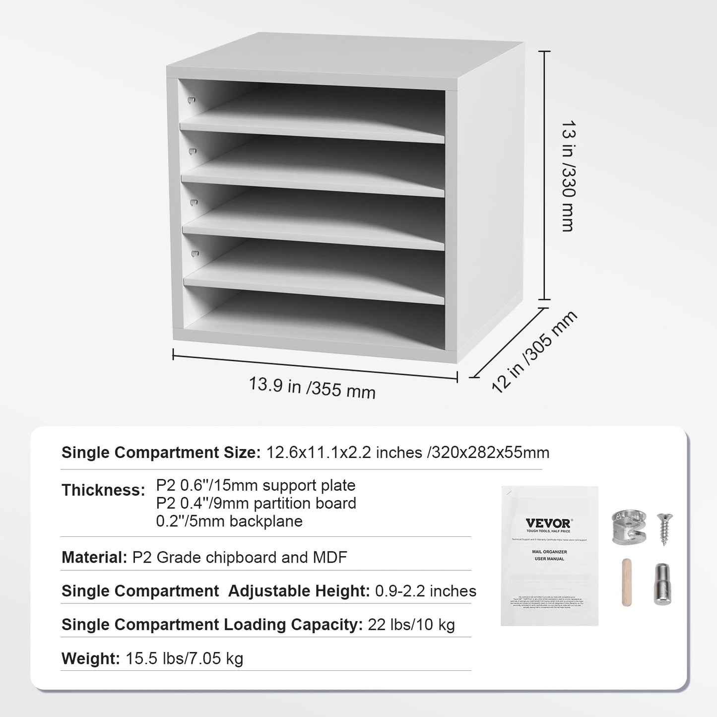 Wood Literature Organizer Cabinet - DailyBasicNeeds.com