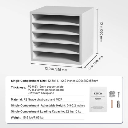 Wood Literature Organizer Cabinet - DailyBasicNeeds.com