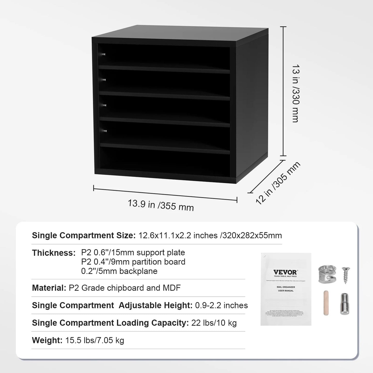 Wood Literature Organizer Cabinet - DailyBasicNeeds.com