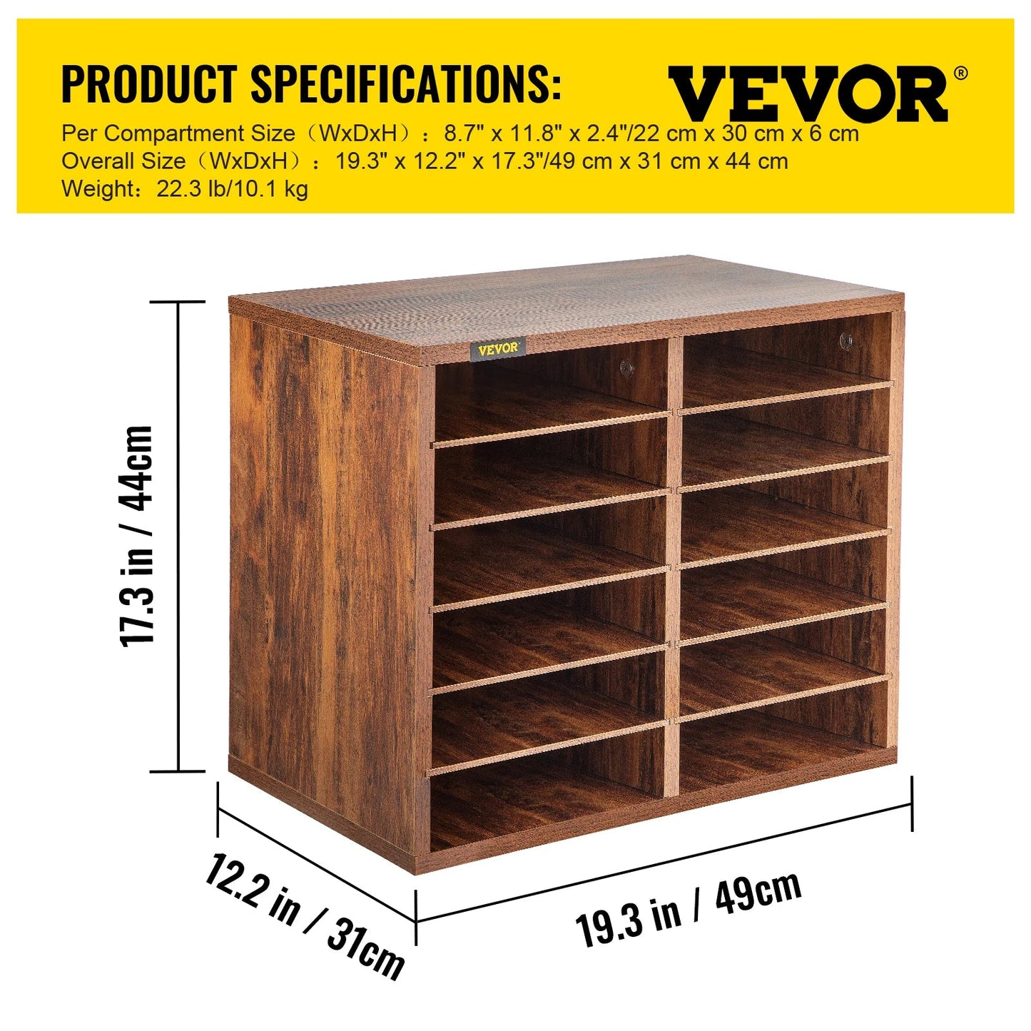 Wood Literature Organizer Cabinet - DailyBasicNeeds.com