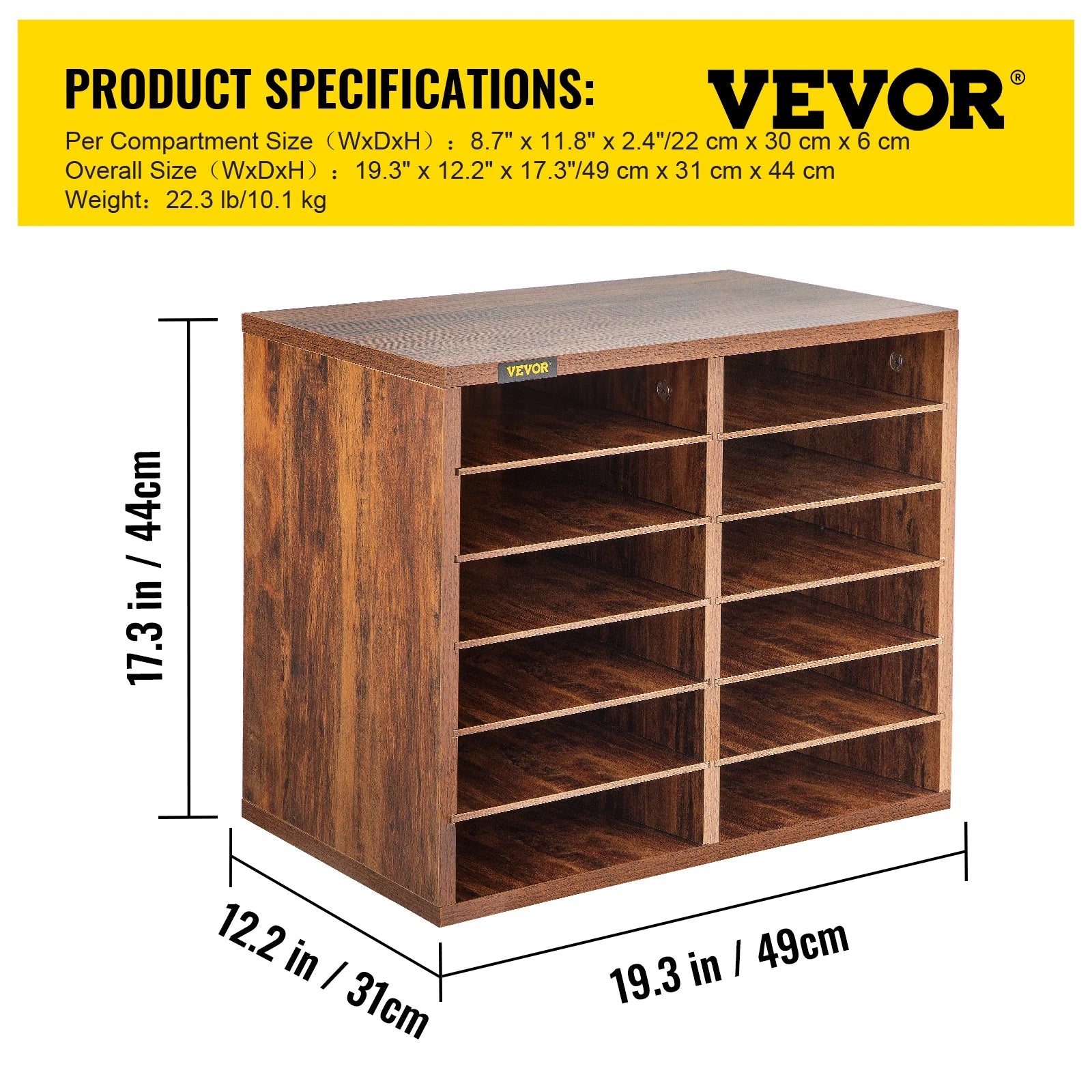 Wood Literature Organizer Cabinet - DailyBasicNeeds.com