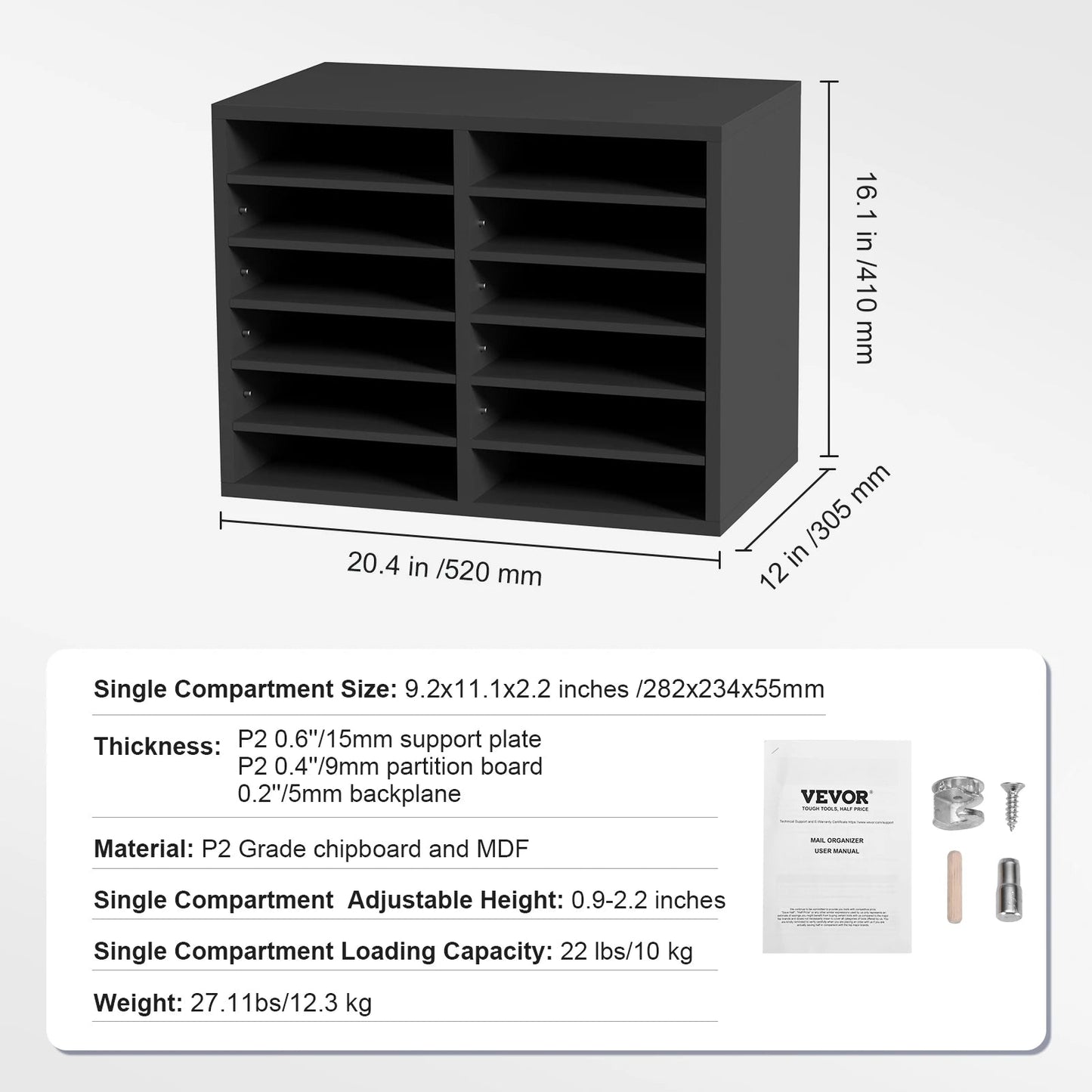 Wood Literature Organizer Cabinet - DailyBasicNeeds.com