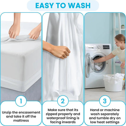 Zippered Mattress Cover - DailyBasicNeeds.com