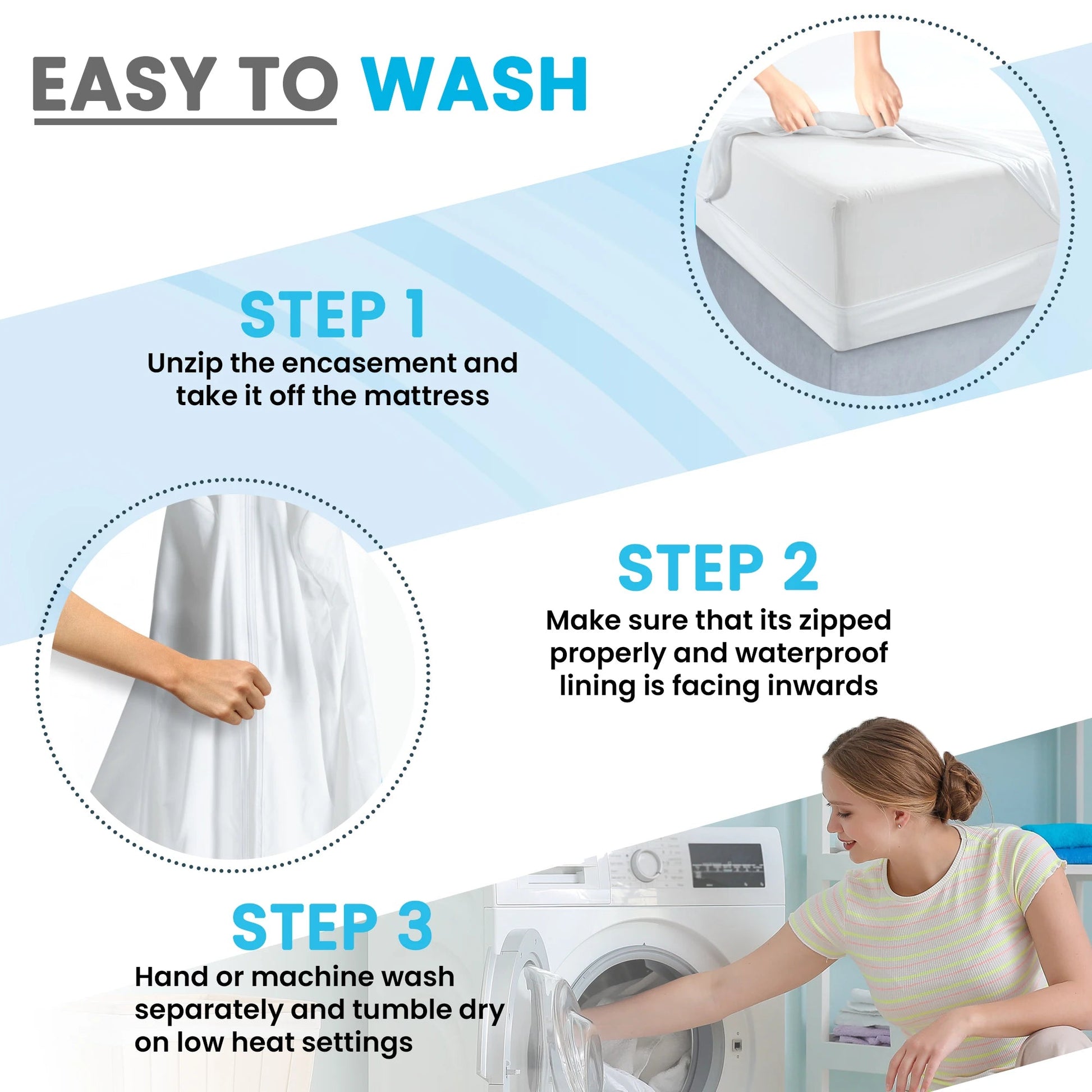 Zippered Mattress Protector - DailyBasicNeeds.com