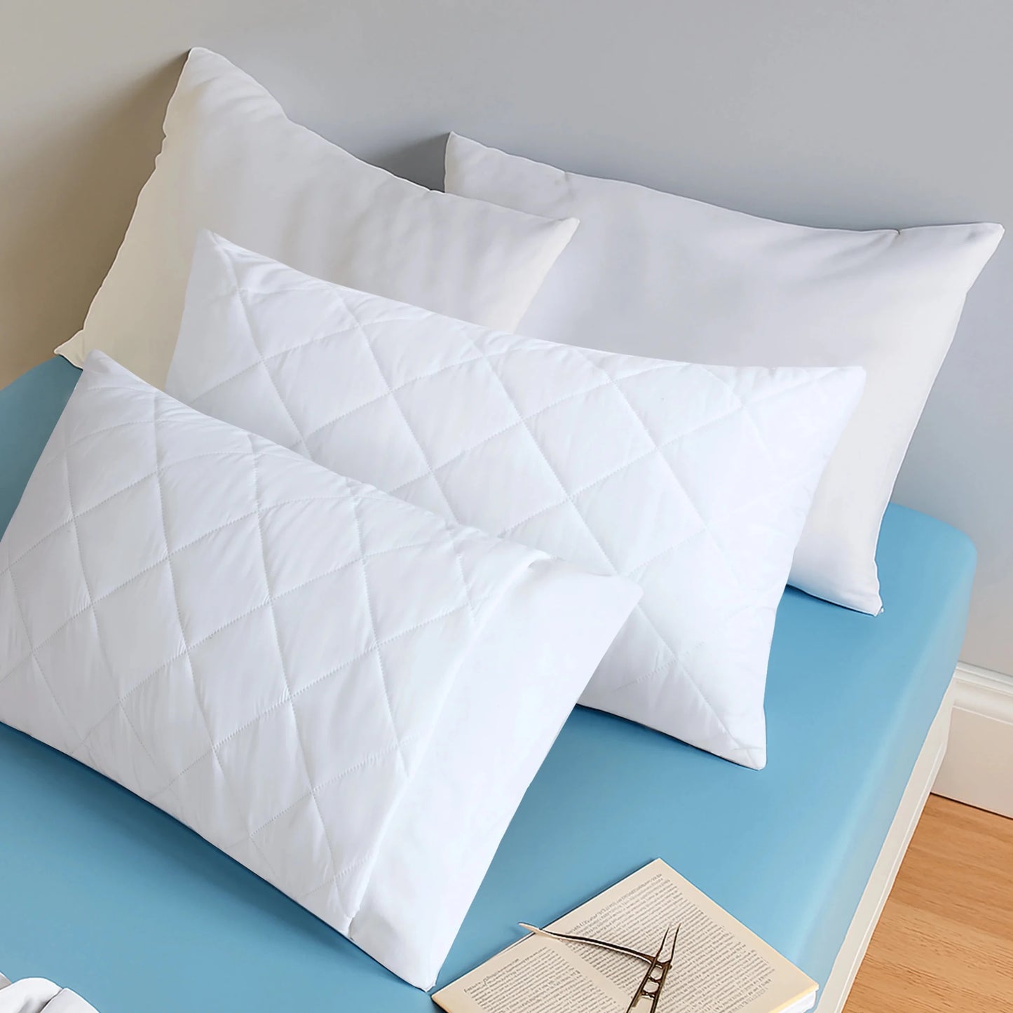 Zippered Pillow Protector - DailyBasicNeeds.com
